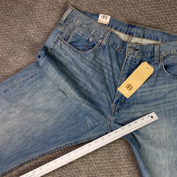 Levi's 569 Loose Straight Jeans Men's 40 x 32 Measures 42 x 31 Blue Cotton - Picture 15 of 16
